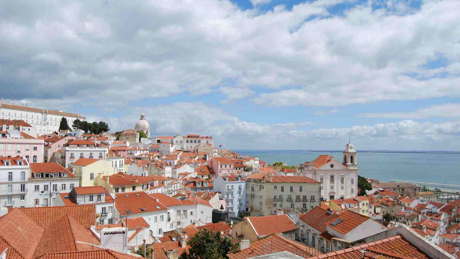Rooftop view of Lisbon, Portugal