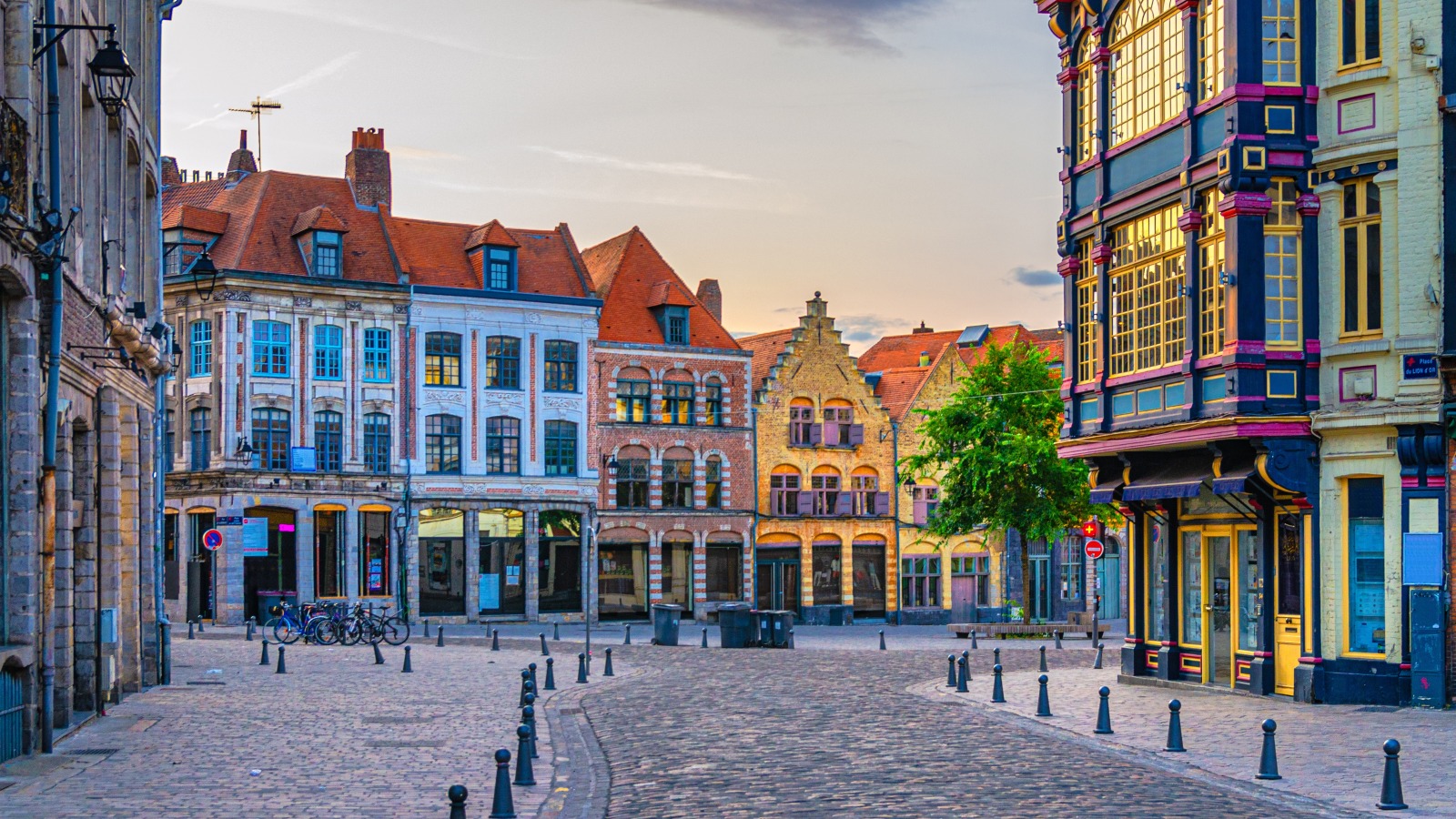 Vieux Lille old town quarter, Hauts-de-France Region, Northern France