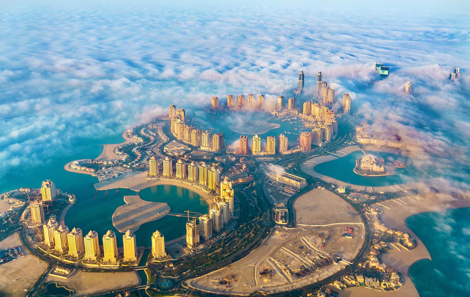 Pearl Qatar from above