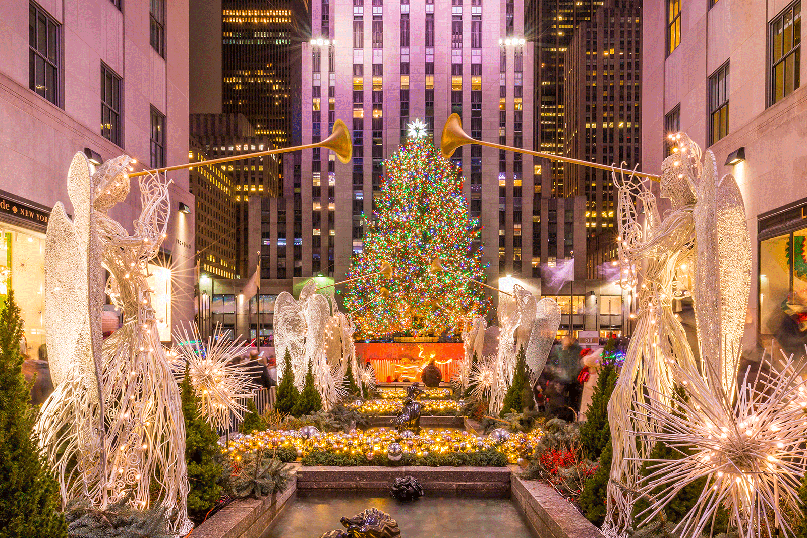 Rockerfeller Centre at Christmas