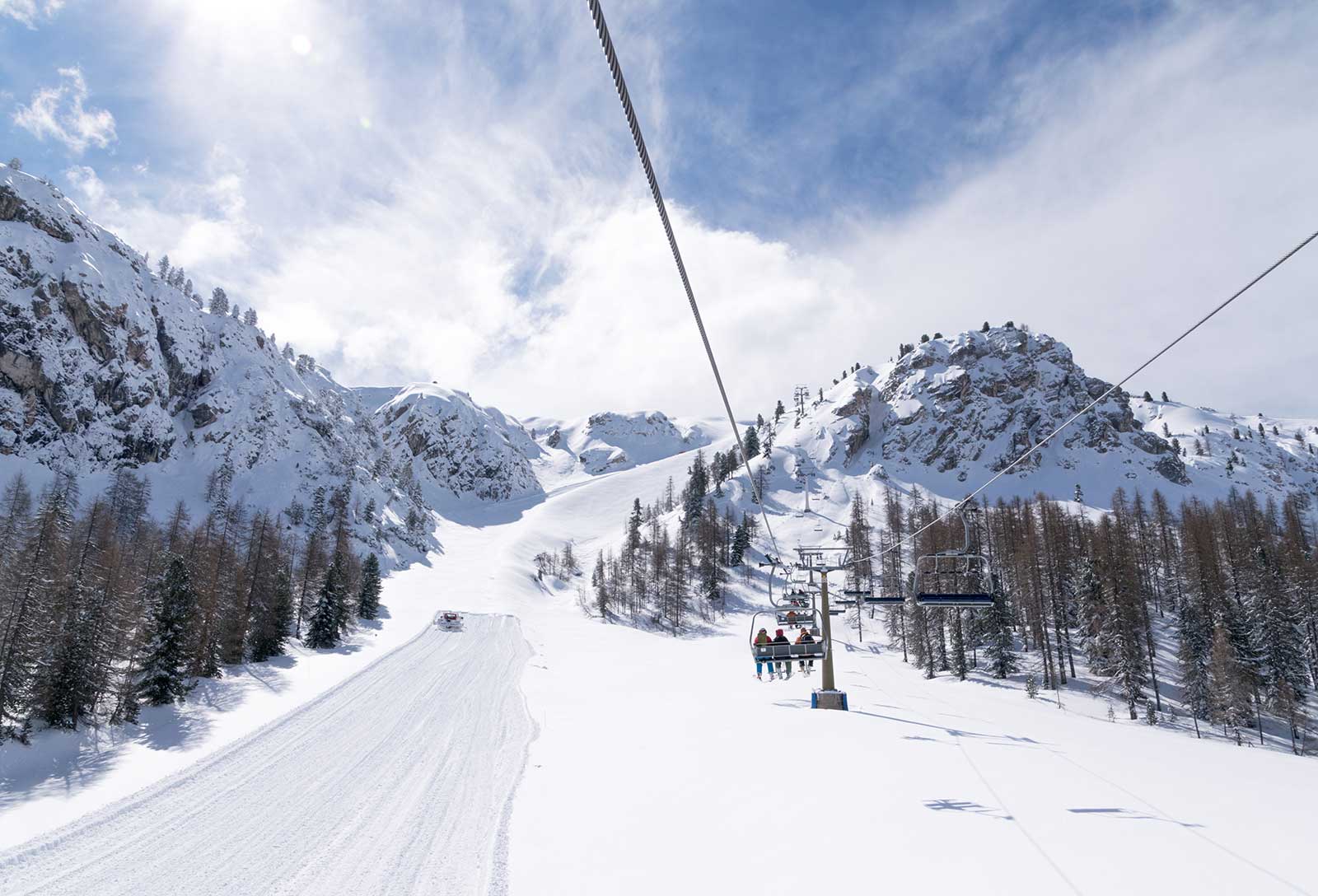 Cortina d'Amprezzo ski resort, Italy