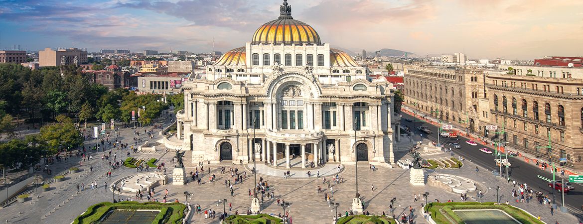 Charter group flights to Mexico City