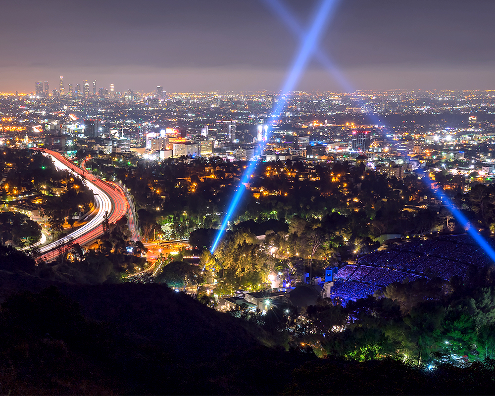 Hollywood Bowl - Music Live Event Air Charter