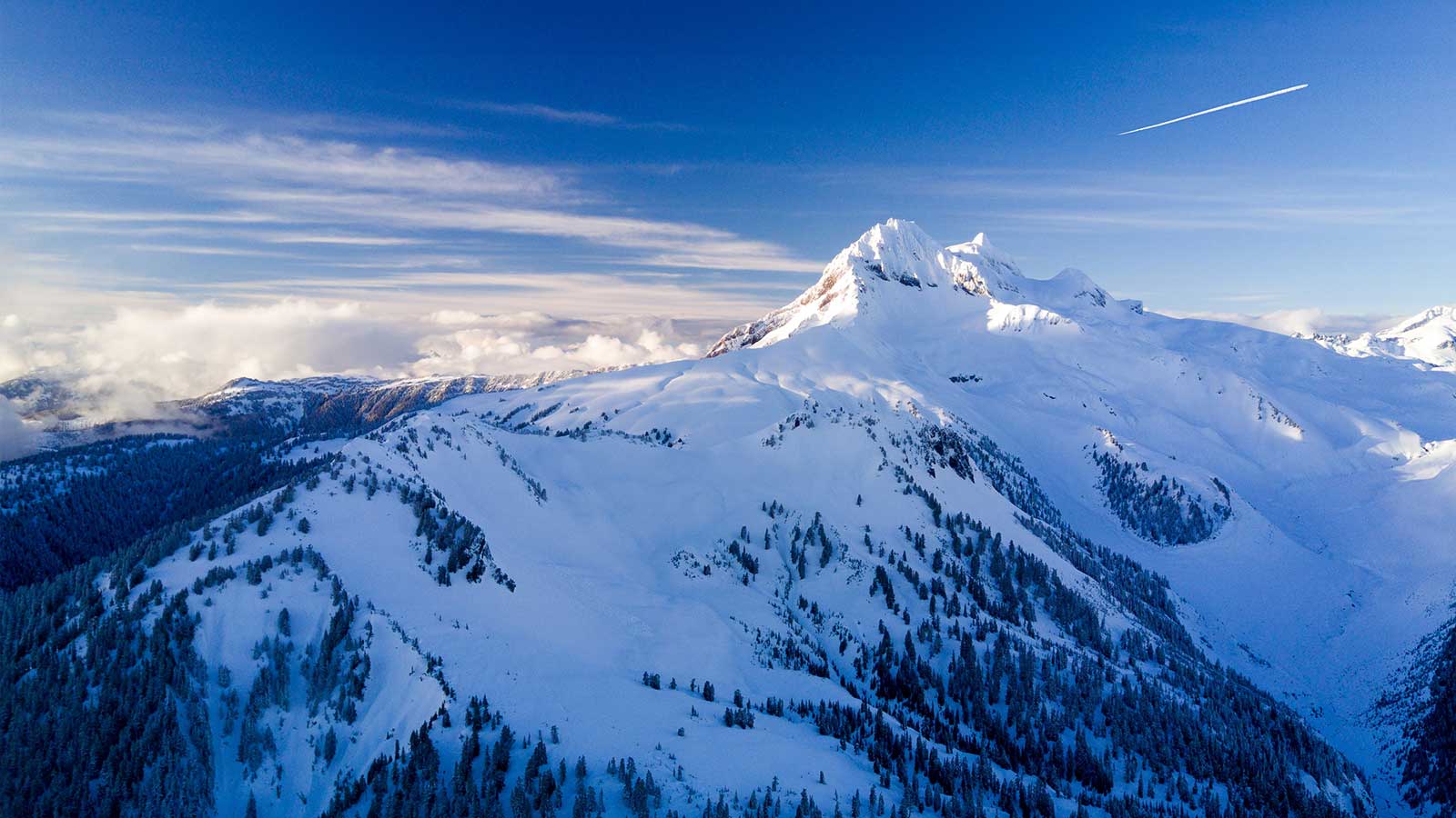 Slopes of Whistler Mountain, British Columbia, Canada