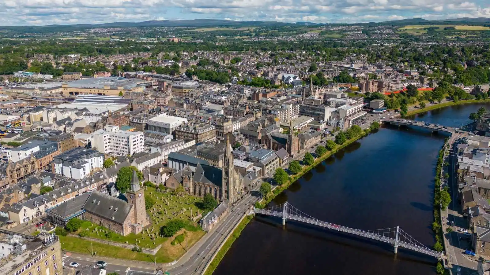 Aerial of Inverness