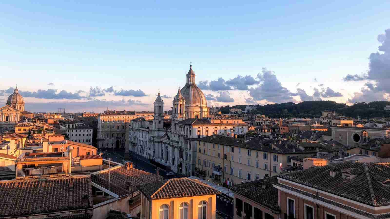 Rooftop view of Rome, Italy