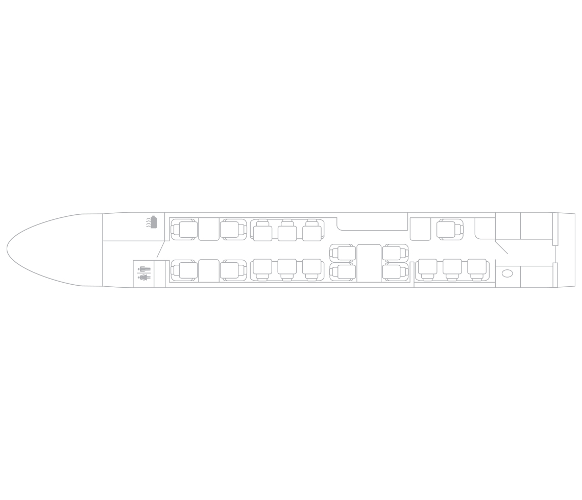 Gulfstream G450 interior cabin specification