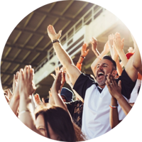 College sports spectators
