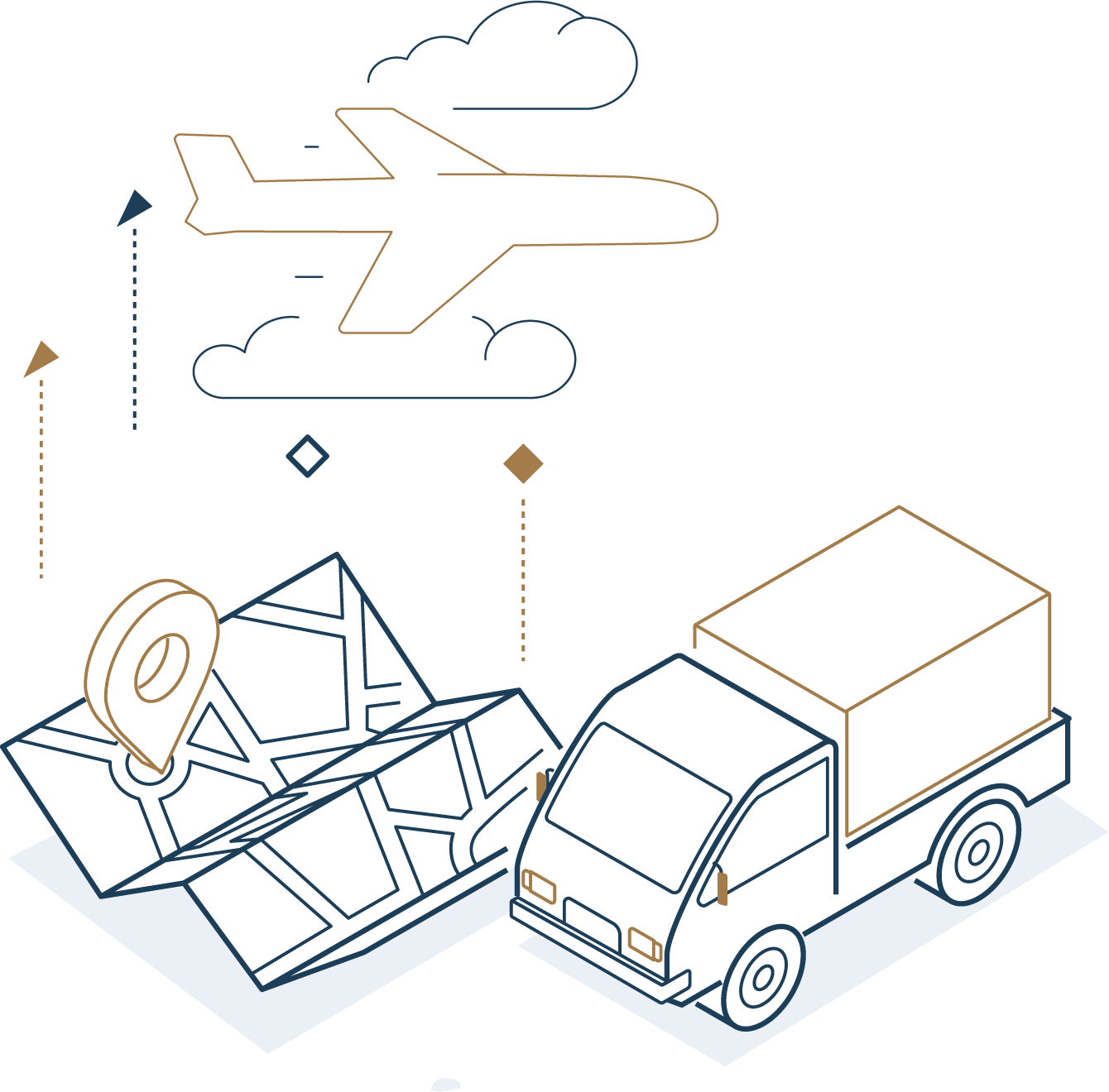 logistics for air cargo transport