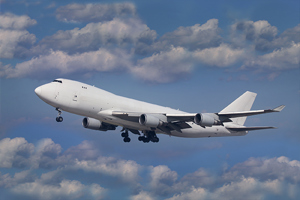 B747F heavy flying cargo globally